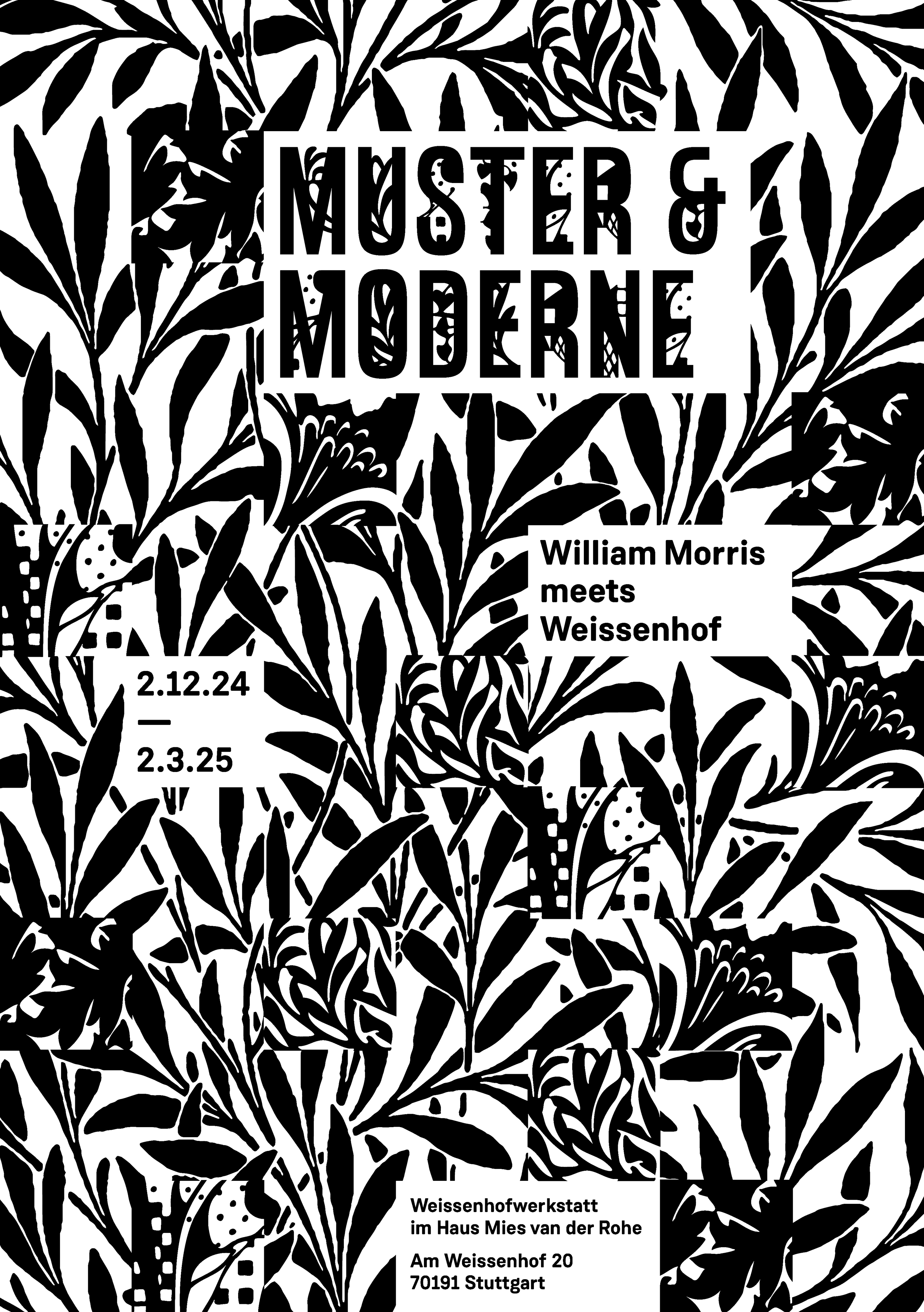 Ausstellung: „MUSTER & MODERNE: William Morris meets Weissenhof“ – KTL Stefanie Schwarz und Prof. Dr. h.c. Patrick Thomas